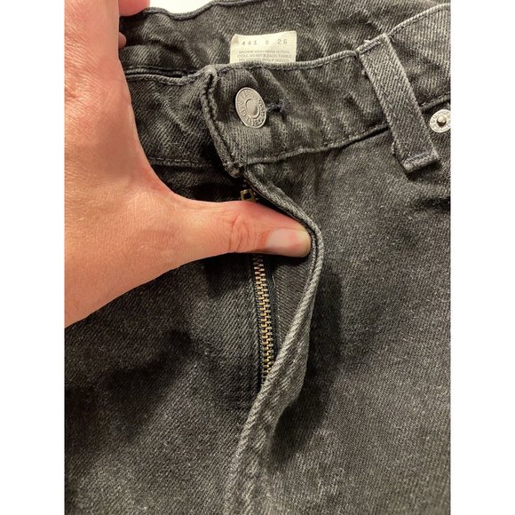 Vintage Levis 550 Jeans Mens 38x32 Black Orange Tab Made In USA 1997 - Picture 12 of 16